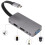 Multiport Adapter for Laptop Universal Plug And Play High Speed Data Transfer Slim Portable Design Multi Function Usb C Docking Station with Hdmi Sd C 5