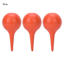 Seringa manual com bulbo de sucção de borracha para lavagem auricular e limpeza de instrumentos de precisão. Remove suavemente o muco com cabo