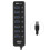 Θύρες USB3.0Hub7, Τροφοδοτούμενος Διαχωριστής με Έξυπνη Λειτουργία Φόρτισης και 1