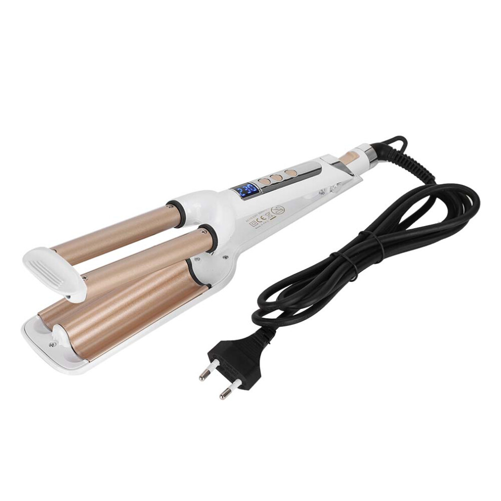 Digital Curling Iron With Ceramic Advantage And Adjustable Waver For Customized Waves High Heat Fast Heating Tool Featuring Negative Ions And Anti
