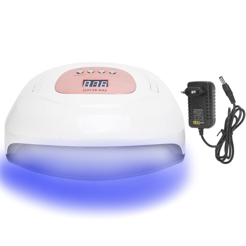 Adjustable Lighting Element UV Gel Nail Lamp With LCD Touch Display, Smart Infrared Sensor Fast Curing Time Durable LED Beads Detachable Base Design