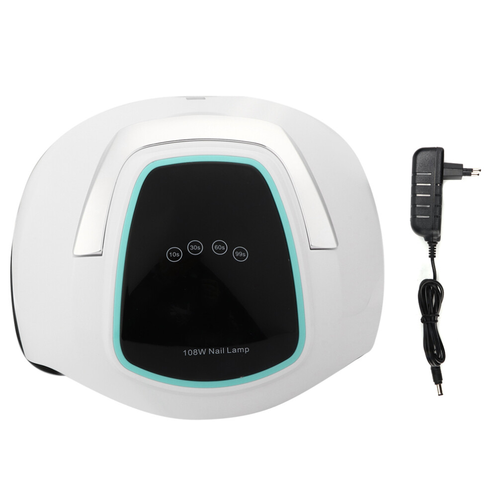 UV LED Nail Dryer Professional Machine Faster Gel Nail Curing With 4 Timers Auto Sensor Large LCD Display Salon Quality Results For Fingernail And