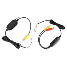 Wireless RCA Video Receiver And Transmitter Kit For Automotive Rear View Camera Avoid Complicated Wiring Long Range Signal Transmission Up To 10M