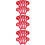 30Stk Multifunktionale Hand Scoreboards Hochwertigem Material Rot 11
