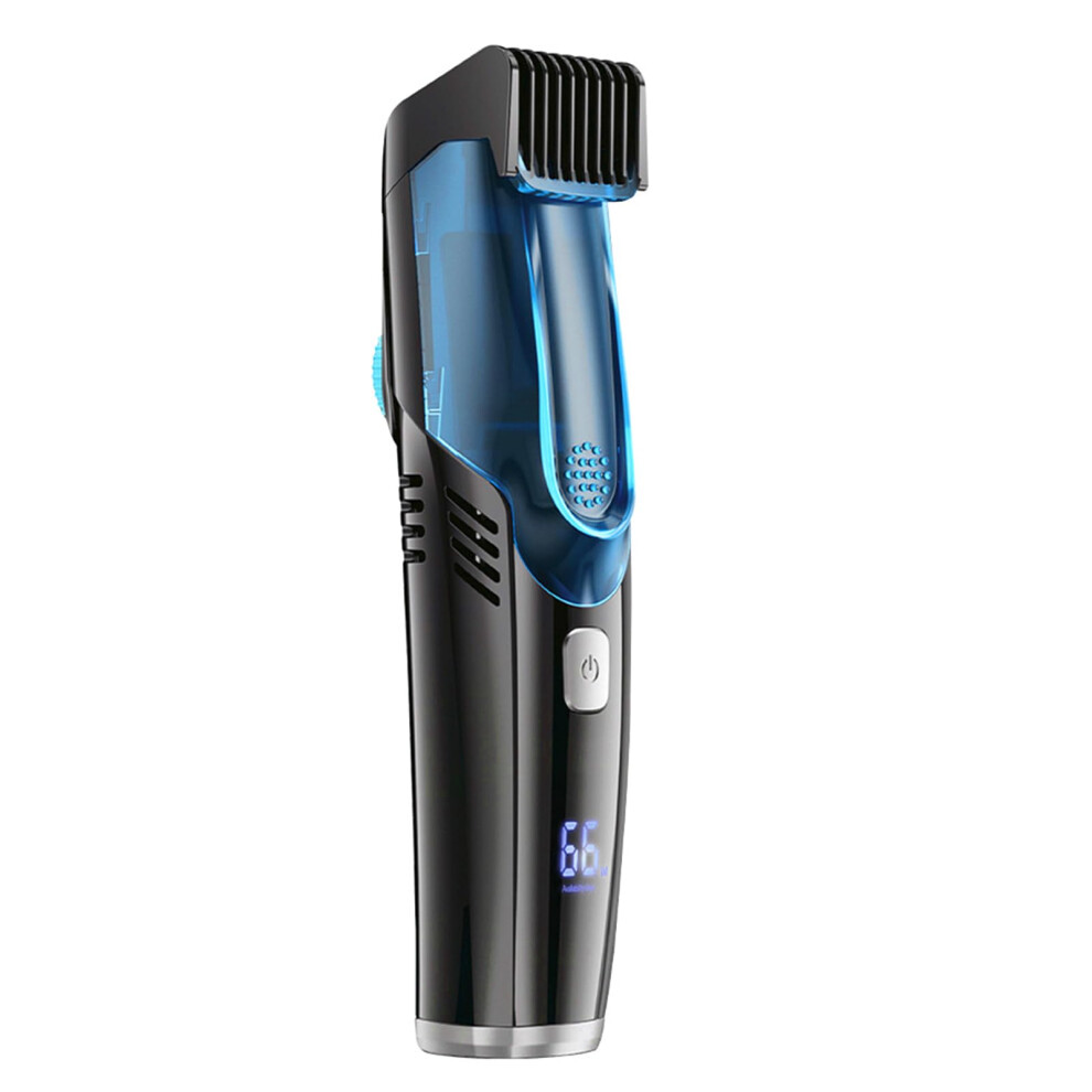 Blue Hair Clippers For Men Professional Cordless Rechargeable Trimmer With Led Display Ipx6 Waterproof