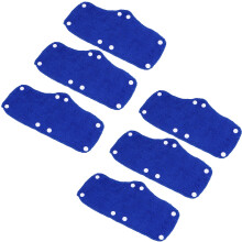 12Stk Blaue Schweißbänder Für Helm, Atmungsaktiv, Saugfähig, Langlebig