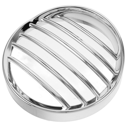 4Stk Silber Kunststoff Scheinwerfergitter Schutz Retro Look 1