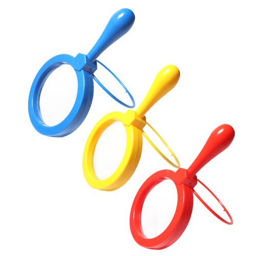 6Pièces Loupe 3.5x ABS Verre Pour École Portable