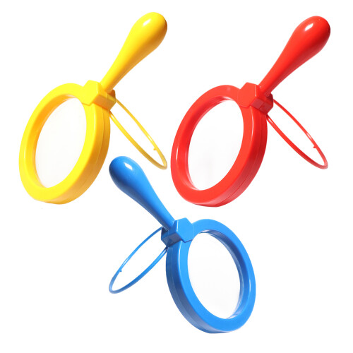 6Pièces Loupe 3.5x ABS Verre Pour École Portable 2