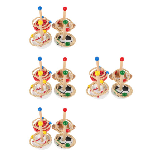 4 Ensembles Jeu Lancer Anneaux Pour Enfants, Éducatif 2
