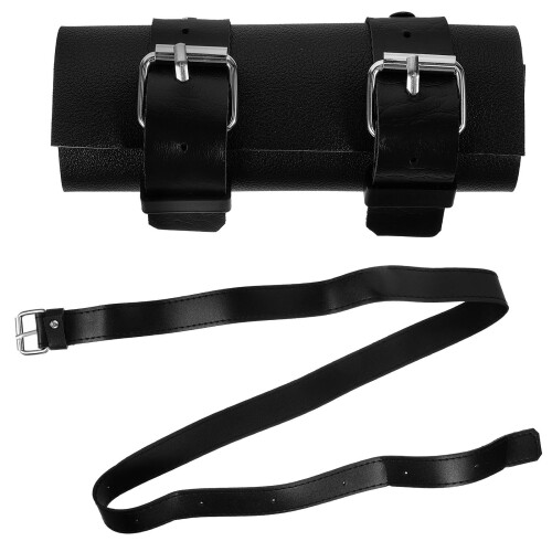 2Pièces Ceinture -Épée En Cuir PU Noir Et Stylée
