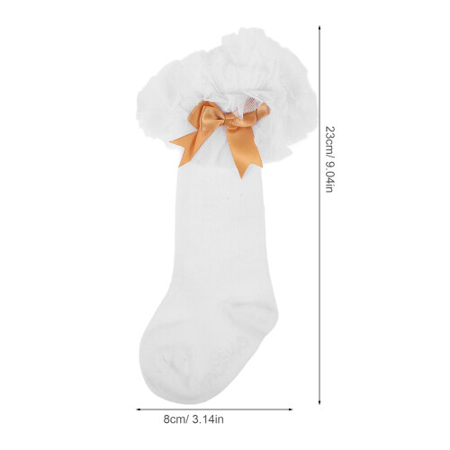 1Paire Bébé Coton Ruffle Pour Danse 1