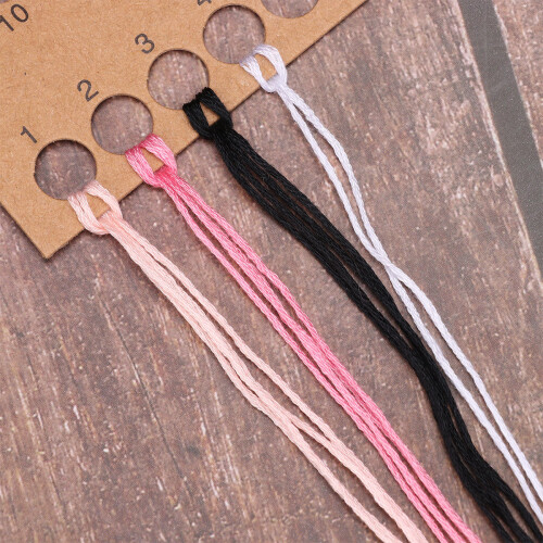 Ensemble Éventail Brodé Bois Bambou Déco Durable 2