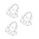 3Pièces Protection Sprinkleur Fer Argent Adapté Bureaux Résidences 5