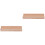 2Pièces Accessoire Guitare Support Manche Bois Khaki Conception U 5