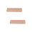 2Pièces Accessoire Guitare Support Manche Bois Khaki Conception U 8