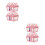 4Pièces Mini Plastique Rose Pour Et Jouets 6