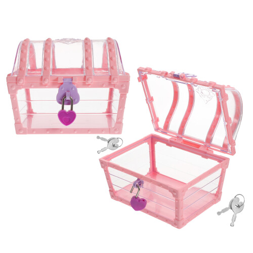 4Pièces Mini Plastique Rose Pour Et Jouets 2