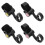 4Pièces Crochets Poussette Rouge ABS Pour Accessoires Solides 1