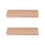2Pièces Accessoire Guitare Support Manche Bois Khaki Conception U 6