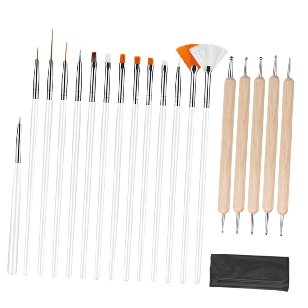Professional Nail Art Brush and Pen Set for UV Gel, Gradient Drawing, Home and Salon Use