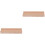 2Pièces Accessoire Guitare Support Manche Bois Khaki Conception U 4