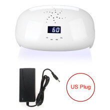 Lampada UV LED per unghie con ventola ad asciugatura rapida, sensore a infrarossi intelligente, schermo LCD e timer regolabile per smalto gel.