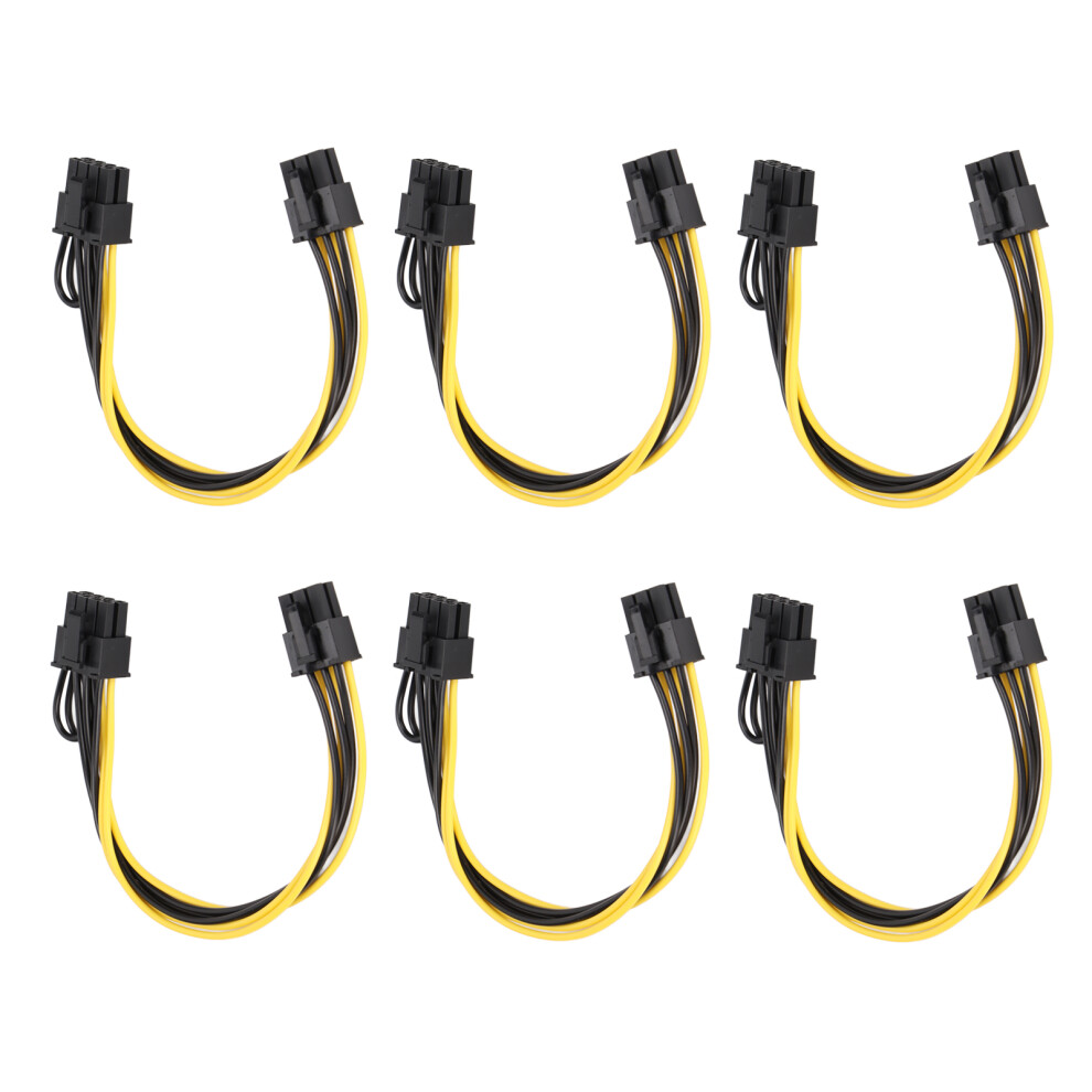 Power Cable For Video Card Extension, Cost Effective Solution Pcie 6Pin To 8Pin Power Adapter, Compatibility With Psu Brands For Computer Power Supply 9147006760284