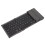 Sensitive Touchpad Foldable Keyboard, Portable Wireless Bluetooth Keyboard for Multi Devices, Rechargeable Battery & Low Profile Keys, Stable 5