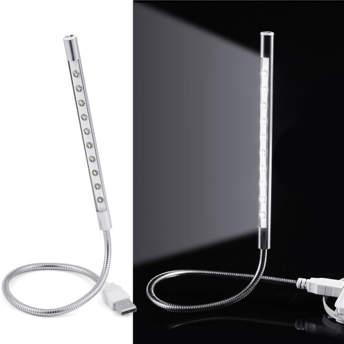 Λάμπα LED Plug and Play USB με εύκαμπτο μεταλλικό σύρμα, ρυθμιζόμενη προστασία ματιών, 1