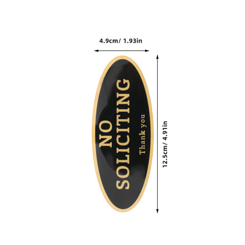 No Soliciting Auto-Adhésif Pour Jardin 2