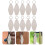 10Ensembles Porte-Clés Mdf DIY Sublimation Transfert Thermique 5