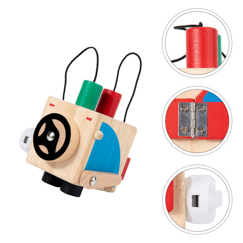 1Pièces Jouet Educatif En Bois Cube Pour Petits 2
