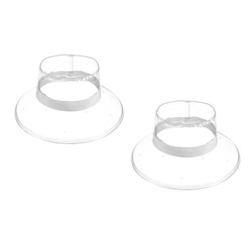 2Pièces Bob Transparent PVC Résistant Pour Randonnée 1