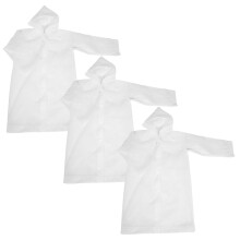 6Pièces Transparent Enfants Poncho Eva