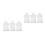 6Pièces Transparent Enfants Poncho Eva 9