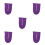 5Pièces -Plâtre Pieds Toes Violet Coton Sécurisé Ajustable 5