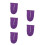 5Pièces -Plâtre Pieds Toes Violet Coton Sécurisé Ajustable 7