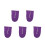 5Pièces -Plâtre Pieds Toes Violet Coton Sécurisé Ajustable 4