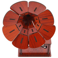 2 Ensembles Gramophone Bois 3D Éducatif Pour Enfants
