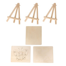 15 Sets Blank Kids Painting Board And Drawing Material