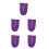 5Pièces -Plâtre Pieds Toes Violet Coton Sécurisé Ajustable 9