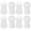 64 Pcs Window Blind Pull Cord Knobs Replacement Shade Accessories 3