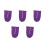 5Pièces -Plâtre Pieds Toes Violet Coton Sécurisé Ajustable 8