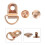 2 Pieces Caravanized Buckle Accessories Reusable Button Shoes Buttons 8