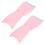 6 Pcs Portable Foldable Eyebrow Comb Steel Needle Brow Tool Pink 1
