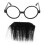 2 Sets Fake Mustache And Beard With Glasses Frame 3