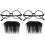 2 Sets Fake Mustache And Beard With Glasses Frame 4