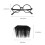 2 Sets Fake Mustache And Beard With Glasses Frame 10