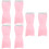 6 Pcs Portable Foldable Eyebrow Comb Steel Needle Brow Tool Pink 8
